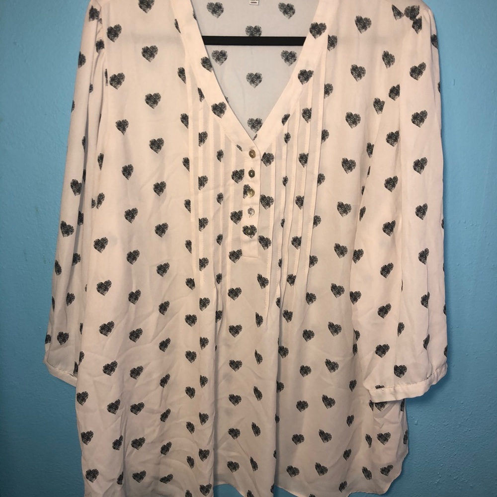 Rose + Olive blouse tunic